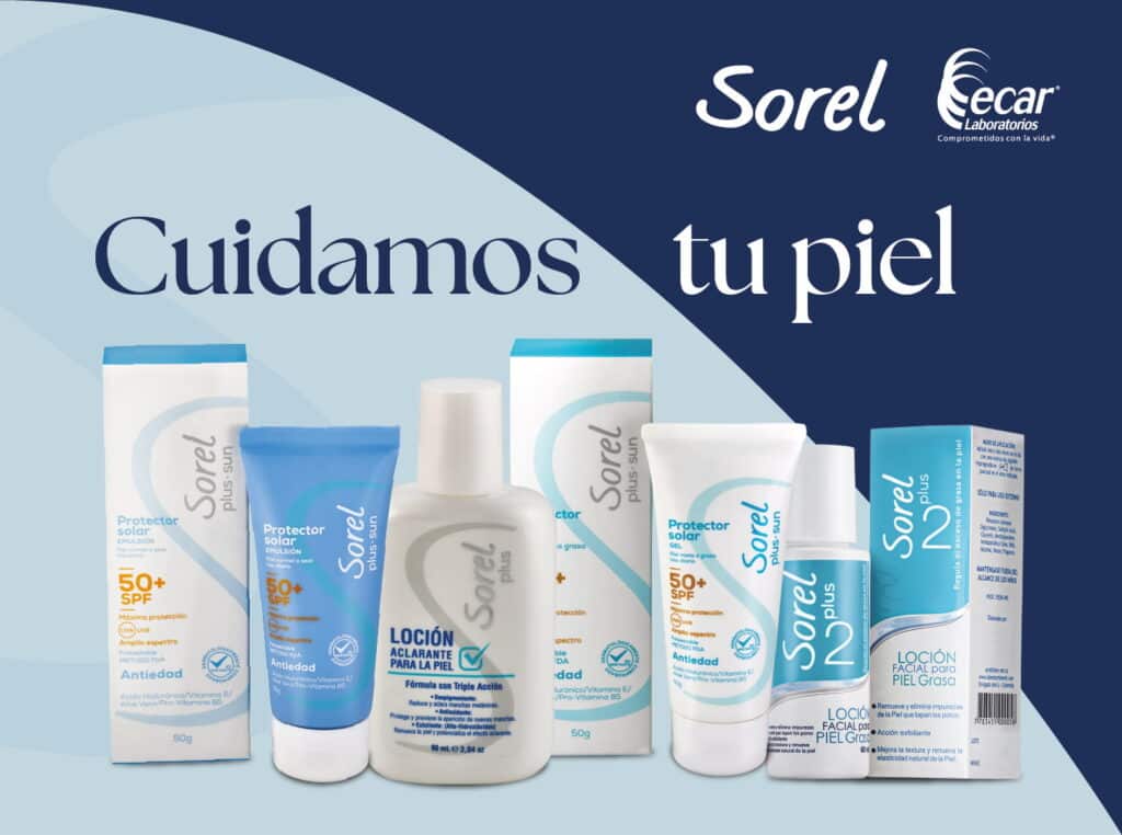 con sorel cuidamos tu piel